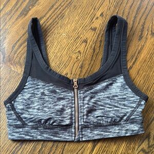 Lululemon Black and Gray Sports Bra